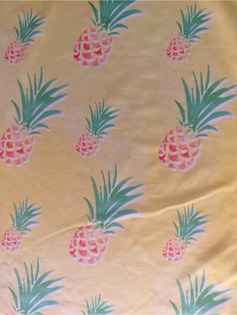 4XL “Pineapple Express” Sunday Swagger Yellow Pineapple Print Polo Shirt - Picture 4 of 4